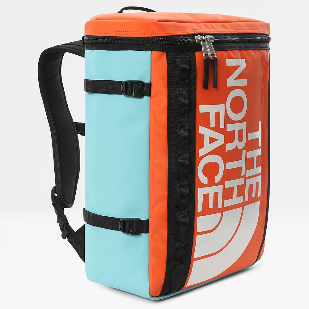 The North Face Backpacks Mens Australia - The North Face Base Camp Fuse Box Red Orange / Blue (JIR-5